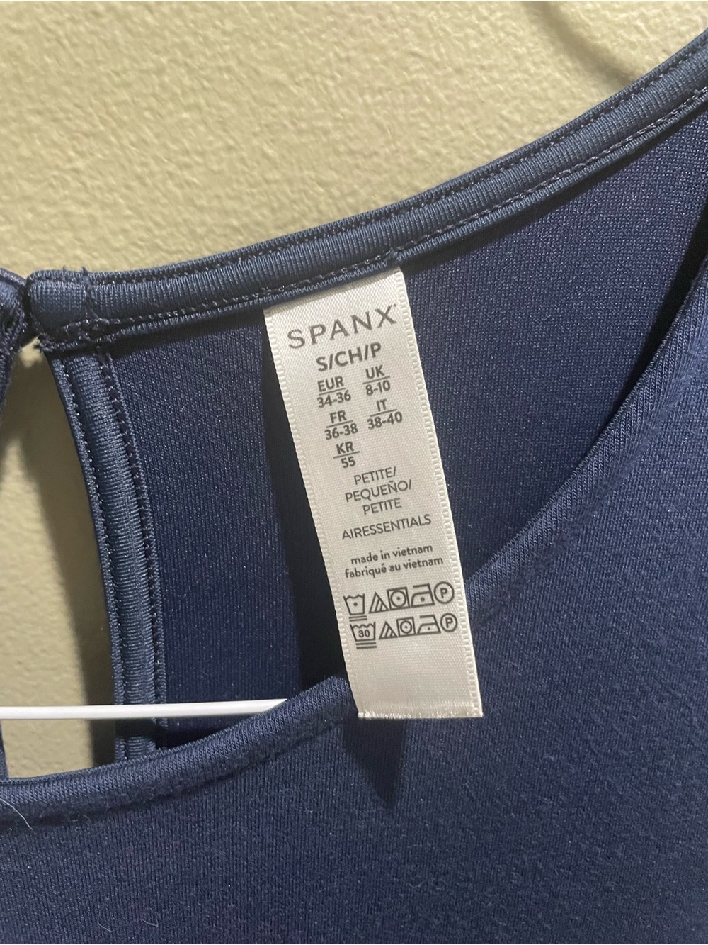 SPANX Navy Sleeveless Air Essentials Jumpsuit - Picture 3 of 4